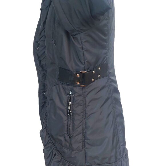 Bellevilles Black Body Enhancing Puffer Coat - Size XS/S - Picture 4 of 14